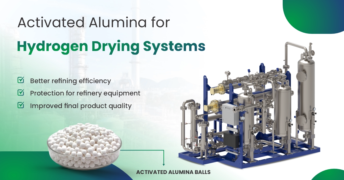 Activated Alumina For Hydrogen Drying Systems